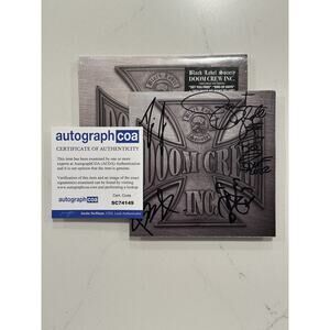 Black Label Society Autographed Doom Crew Inc. CD SIGNED ACOA COA #1